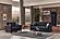 Nova Black Loveseat Sleeper by Casamode
