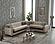 Perla Beige Sectional by Casamode