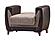 Tuxedo Brown Chair by Casamode