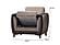 Tuxedo Brown Chair by Casamode