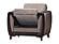 Tuxedo Brown Chair by Casamode