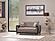 Tuxedo Brown Loveseat by Casamode