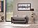 Tuxedo Brown Loveseat by Casamode