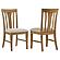 Hartville Dining Side Chair - Natural Light Brown (Set of 2) by Coaster