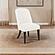 Leandro Upholstered Dining Side Chair - Cream (Set of 2) by Coaster