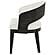 Leandro Upholstered Dining Arm Chair - Cream (Set of 2) by Coaster