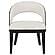 Leandro Upholstered Dining Arm Chair - Cream (Set of 2) by Coaster