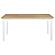 Andrews 66" Rectangular Dining Table - Light Ash & White by Coaster