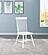 Andrews Windsor Spindle Back Dining Side Chair - White (Set of 2) by Coaster