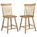 Andrews Windsor Counter Height Dining Side Chair - Light Ash (Set of 2) by Coaster