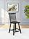 Andrews Windsor Counter Height Dining Side Chair - Black (Set of 2) by Coaster