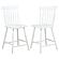 Andrews Windsor Counter Height Dining Side Chair - White (Set of 2) by Coaster