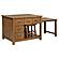 Mayfair 3-piece Kitchen Island w/Extension Table - Dark Oak by Coaster