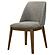 Franklin Upholstered Dining Side Chair - Grey (Set of 2) by Coaster