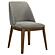 Franklin Upholstered Dining Side Chair - Grey (Set of 2) by Coaster