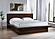 Jessica Wood Eastern King LED Panel Bed - Cappuccino by Coaster