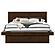 Jessica Wood Queen LED Panel Bed - Cappuccino by Coaster