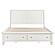 Sandy Beach Wood Eastern King Storage Panel Bed - Cream White by Coaster