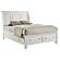 Sandy Beach Wood Queen Storage Panel Bed - Cream White by Coaster