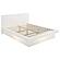 Jessica Wood Eastern King LED Panel Bed - Snow White by Coaster