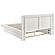 Jessica Wood Queen LED Panel Bed - Snow White by Coaster