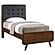 Robyn Wood Twin Platform Bed - Dark Walnut by Coaster