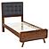 Robyn Wood Twin Platform Bed - Dark Walnut by Coaster
