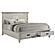 Franco Wood Eastern King Storage Panel Bed - Distressed White by Coaster
