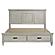 Franco Wood Eastern King Storage Panel Bed - Distressed White by Coaster