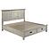 Franco Wood Eastern King Storage Panel Bed - Distressed White by Coaster