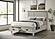 Franco Wood Queen Storage Panel Bed - Distressed White by Coaster
