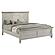 Franco Wood Eastern King Panel Bed - Distressed White by Coaster