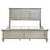 Franco Wood Eastern King Panel Bed - Distressed White by Coaster