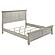 Franco Wood Eastern King Panel Bed - Distressed White by Coaster