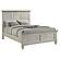 Franco Wood Queen Panel Bed - Distressed White by Coaster