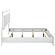 Cassia Eastern King LED Panel Bed - White High Gloss by Coaster