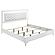 Cassia Eastern King LED Panel Bed - White High Gloss by Coaster