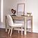 Solano 2-Drawer Makeup Table Vanity Desk - Weathered Mango by Coaster