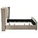 Lorient Eastern King Led Upholstered Bed - Ivory & Camel by Coaster