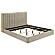 Arielle Eastern King Bookcase Panel Storage Bed - Light Oak by Coaster