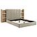 Arielle Queen Bookcase Panel Storage Bed - Light Oak by Coaster