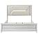 Marmore 64" Eastern King Panel Bed LED Headboard - White by Coaster