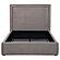 Lawson 54" Upholstered Full Panel Platform Bed - Mushroom by Coaster