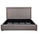 Lawson 54" Upholstered Eastern King Platform Bed - Mushroom by Coaster