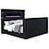 Tisdall California King Flame Visualizer TV Bed - Black by Coaster