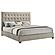 Medley Genuine Leather Eastern King Platform Bed - Tan by Coaster