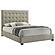 Medley Genuine Leather Queen Panel Platform Bed - Tan by Coaster