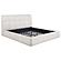 Nollet 48" Upholstered California King Platform Bed - Cream by Coaster
