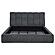 Nollet 48" Upholstered California King Platform Bed - Grey by Coaster