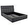 Nollet 48" Upholstered Queen Panel Platform Bed - Grey by Coaster